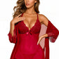 Lovely Sheer Babydoll and Robe Set