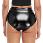 High Waisted Wet Look Panty