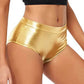 High Waisted Wet Look Panty