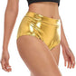 High Waisted Wet Look Panty