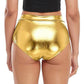 High Waisted Wet Look Panty