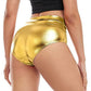 High Waisted Wet Look Panty