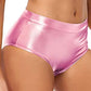 High Waisted Wet Look Panty