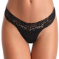 Plus Size Simple Lace Band Thong