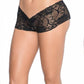 Plus Size Swirl Lace Boyshorts