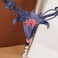 Embroidered Lily Crotchless Panty