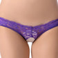 Strappy Back Crotchless Boyshorts