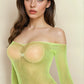 Scoop Neck Net Teddy