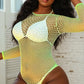 Long Sleeve Net Teddy