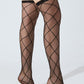 Diamond Pattern Thigh Highs