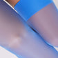 Shiny Mesh Thigh Highs