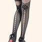 Thigh Highs with Strappy Leg Garter