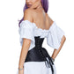 Plus Size Black Steel Bone Waist Cincher