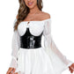 Black Vinyl Waist Cincher