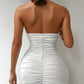 Cinched Halter Mini Dress