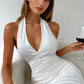 Cinched Halter Mini Dress