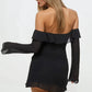 Bell Sleeve Mini Dress