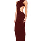 Backless Floor Length Dress