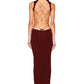 Backless Floor Length Dress