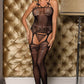 Seamless Lace Net Bodystocking