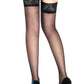 Black Lace Top Stockings