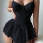 Lace Skirted Babydoll Set