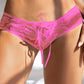 Lace Crotchless Bikini Panty