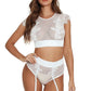Embroidered Bra Set