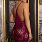 Plus Size Sexy Shimmy Fringe Chemise