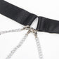 Black Chain Harness Bodysuit
