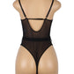 Black Chain Harness Bodysuit