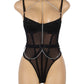 Black Harness Teddy with Chains