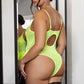 Plus Size Slim Lace Garter Teddy
