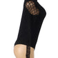 High Neck Mesh Sleeve Lingerie Teddy