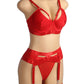 Bondage Bra and Garter Lingerie