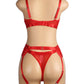 Bondage Bra and Garter Lingerie