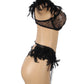 Feather and Chain Bra Set
