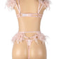Feather and Chain Bra Set