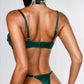 Velvet Harness Bra and Panty Set