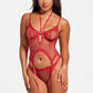 Caught In Your Net Garter Cami