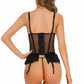Skirted Lace Bustier Set