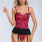 Skirted Lace Bustier Set