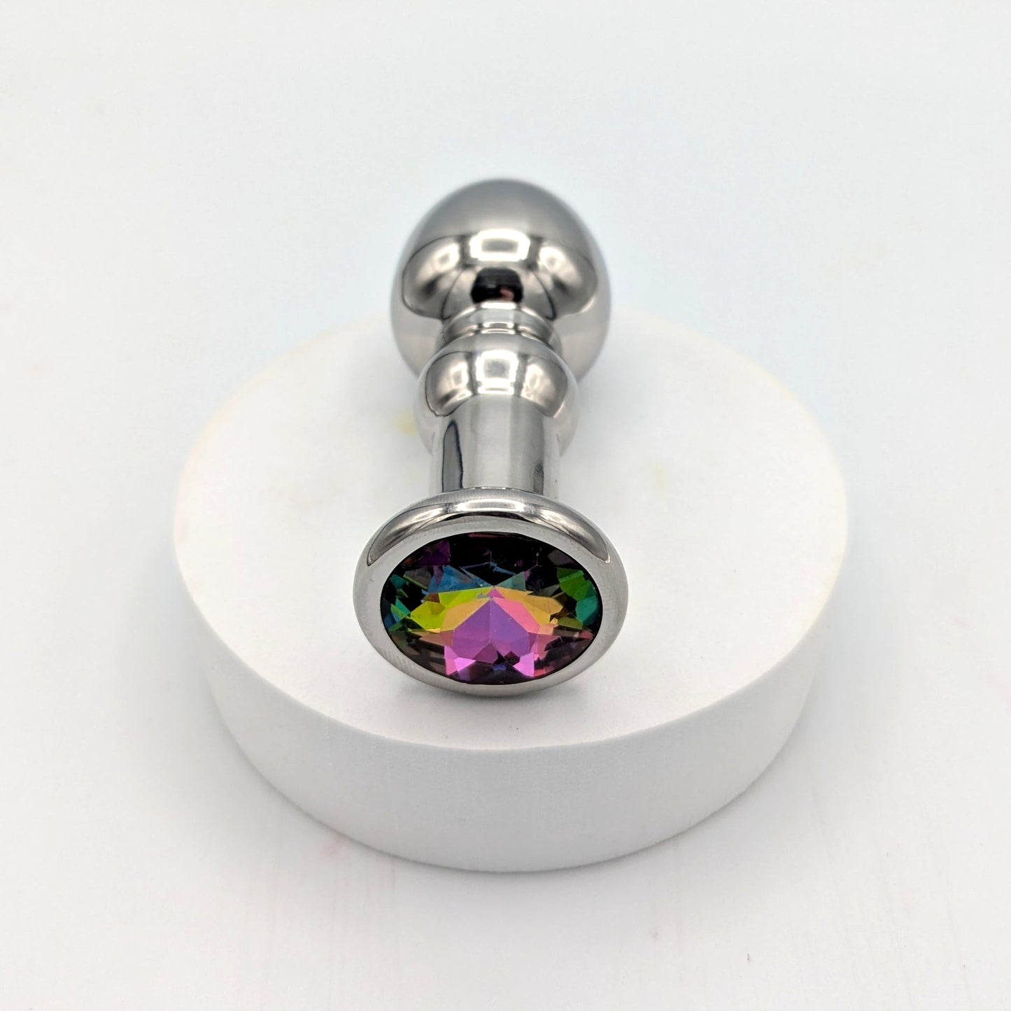 Tapón Anal – Plug Anal Joya – Acero Inoxidable – Eje con Bolas