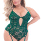 Plus Size Garden of Eden Floral Teddy