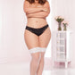 Plus Size Lace Top Stockings