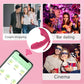 Vibrador Dildo 3 en 1 con Control Bluetooth por APP y Succión de Vacío y Calefacción | Estimulador de Vagina y Clítoris | Juguete Sexual Masturbador Femenino para Mujeres