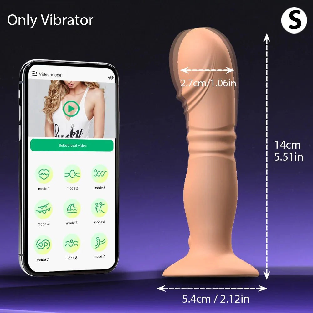 ThrustGrip Pro 3X Thrusting Prostate Plug Vibrator