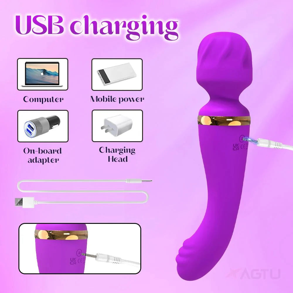 Vibrador con varita PulseForge 10X Mode