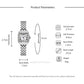 Women’s Luxury Roman Numerals Square Watch