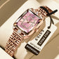 Reloj rectangular de lujo para mujer